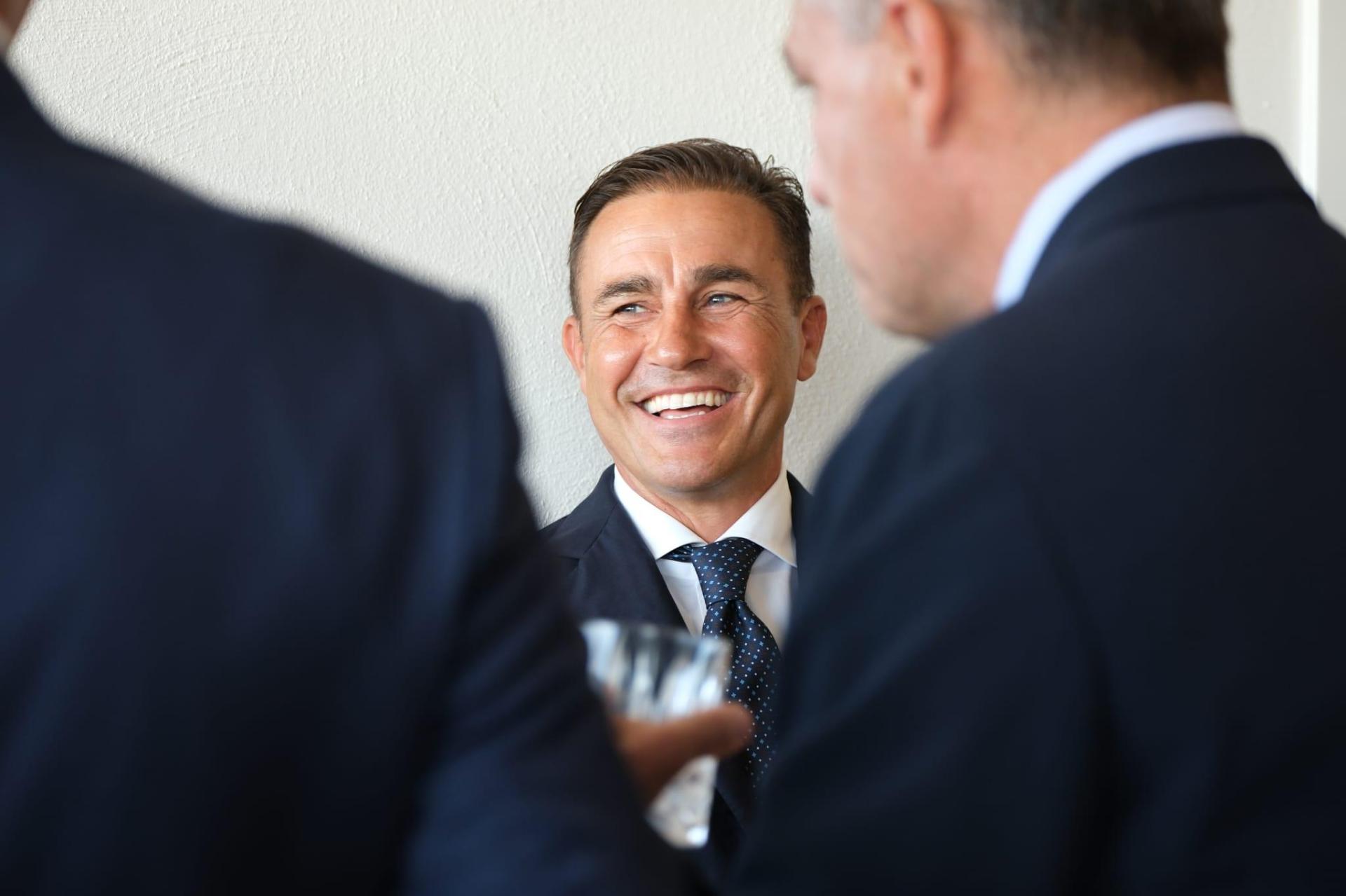 Italian football legend Fabio Cannavaro.