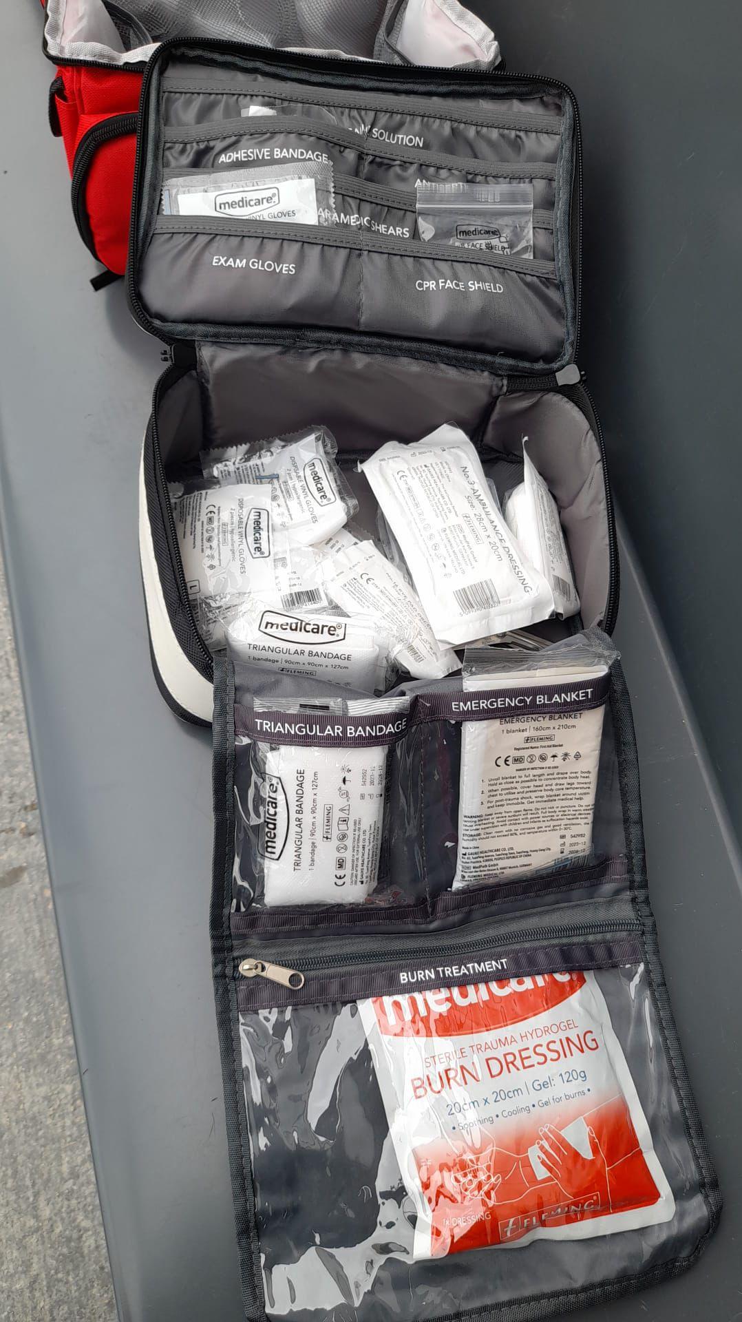 The IK Luxol padel first aid kit. Photo: IK Padel representative