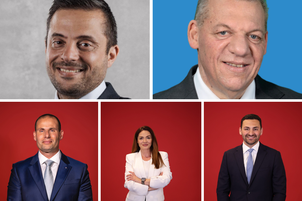 The candidates elected on the fifth district