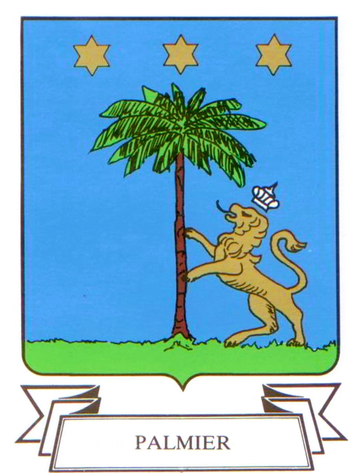 The Palmier coat of arms, courtesy of Charles A. Gauci.
