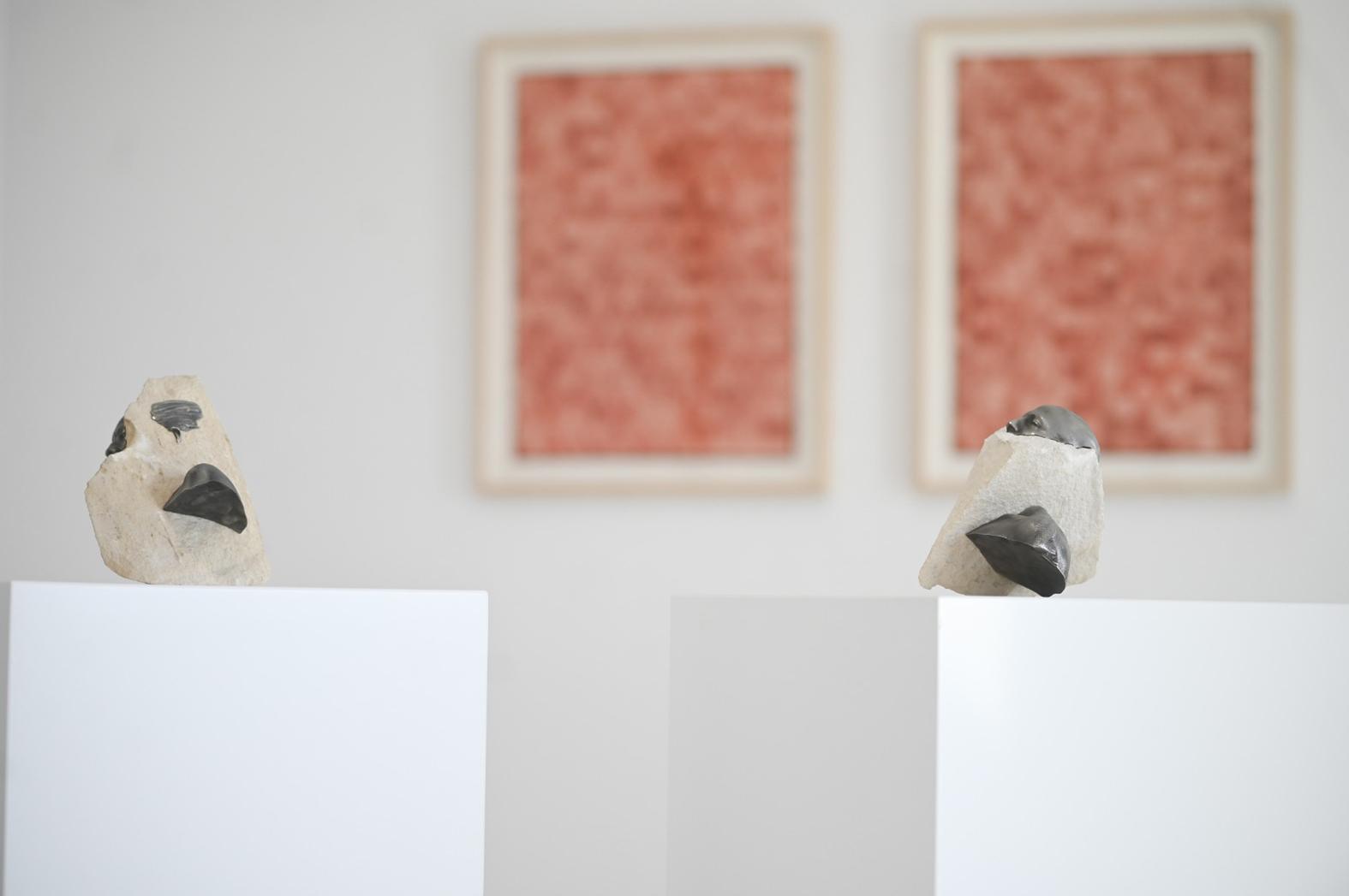 Mort artwork on display at Axis gallery for the Biennale exhibition.