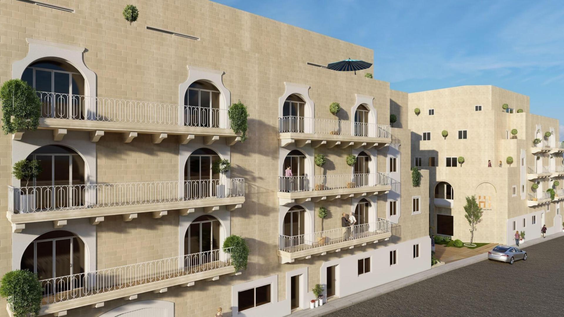 The Ħal Gelmus development is in the Gozitan capital of Victoria. Image: J. Portelli Projects
