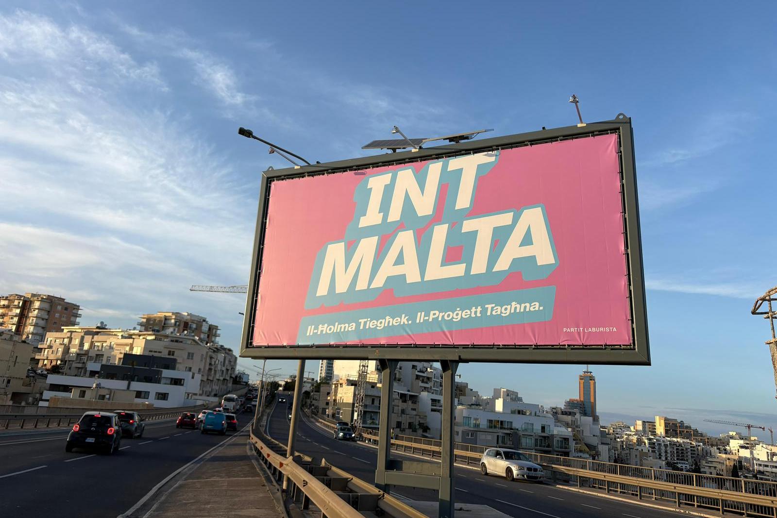 Labour Party billboards have been unveiled with no delay.