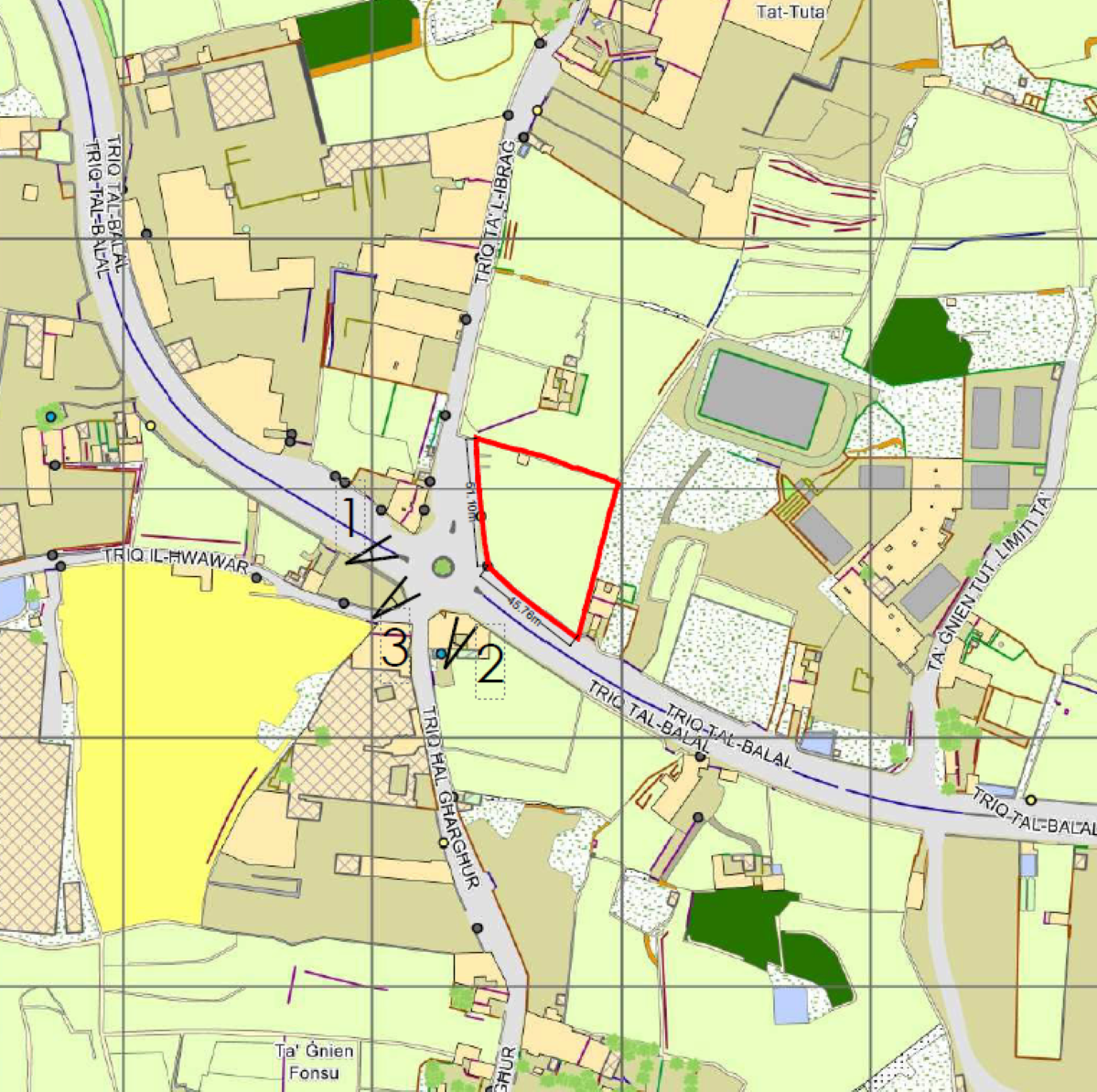 The site plan for the proposed school. Photo: Planning Authority