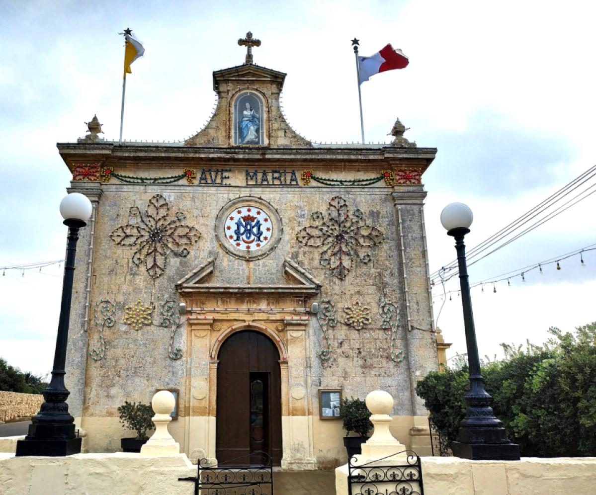 The sanctuary of the Immaculate Conception in Qala.
