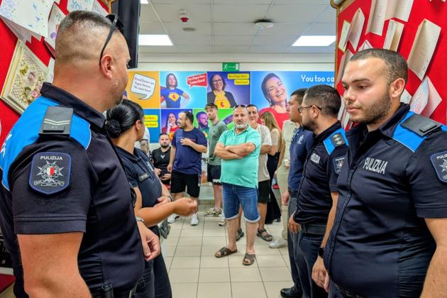 'We are family': Police officers queue to give blood for injured colleagues