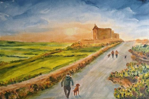 Madeleine Vella Satariano to exhibit finger-painted works in Gozo