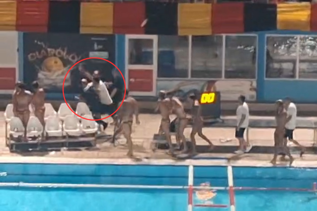 San Ġiljan fans hurl objects at referee after water polo match
