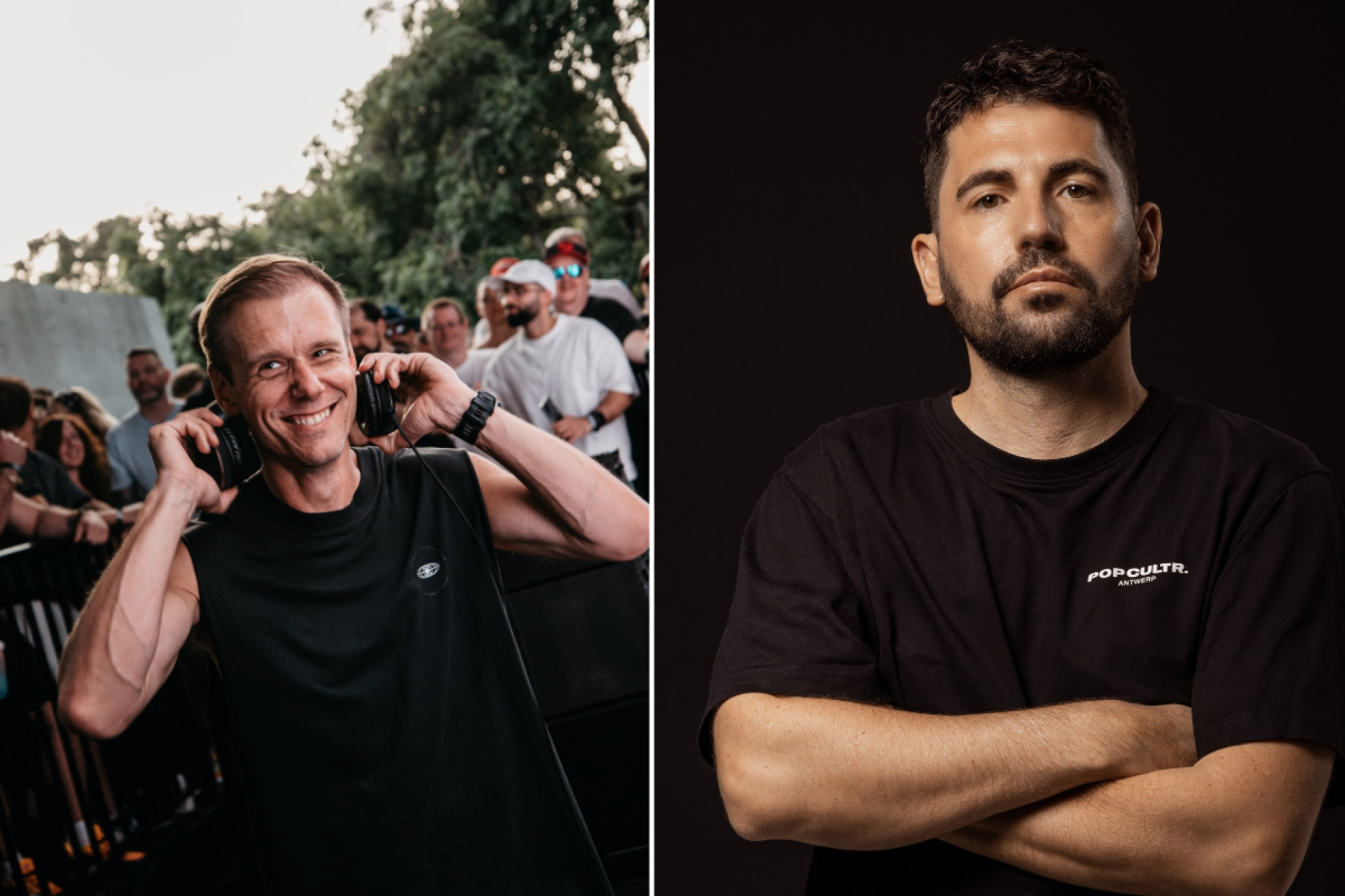 Left to right: World-renowned DJ Armin van Buuren is set to headline at PL's final rally, while DJ Dimitri Vegas will perform at the PN's "Mass Festival". Photos: Facebook