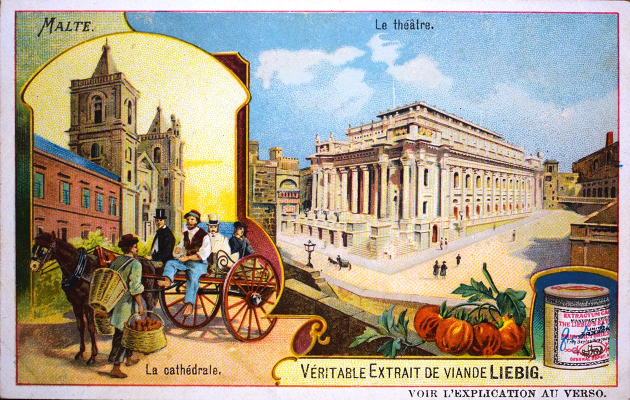 Two landmarks in Valletta: St John&rsquo;s Co-Cathedral and the Opera House