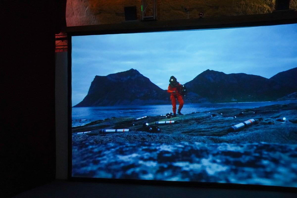 An exhibit at 'When the Moon Waxes Red'.