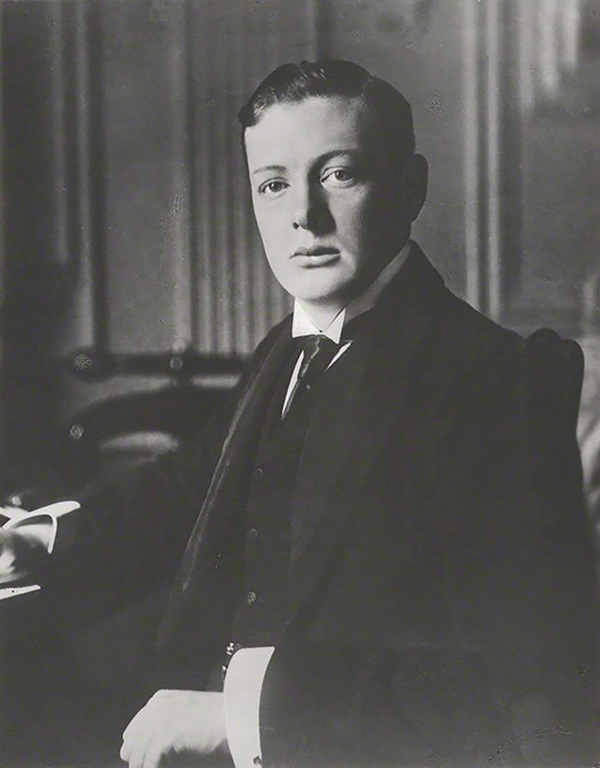 Winston Churchill in 1899, two years after he had met Beatty in Sudan.