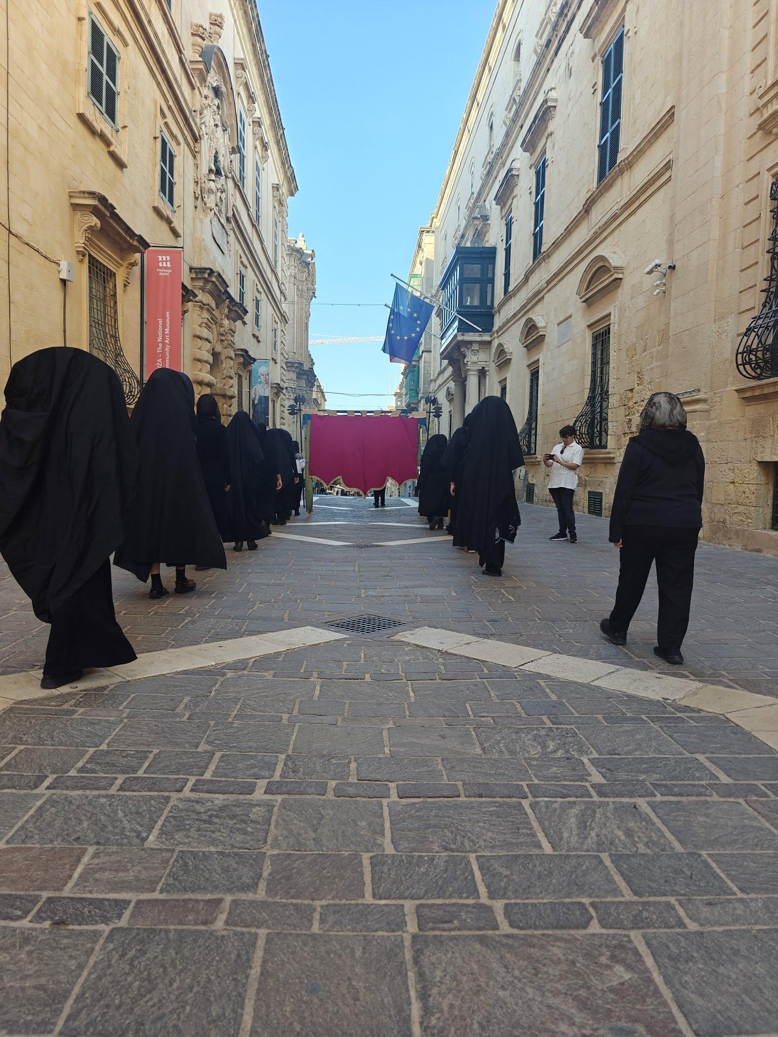 Demonstrators walking in Silence through the capital Phtoo: Voice for Choice