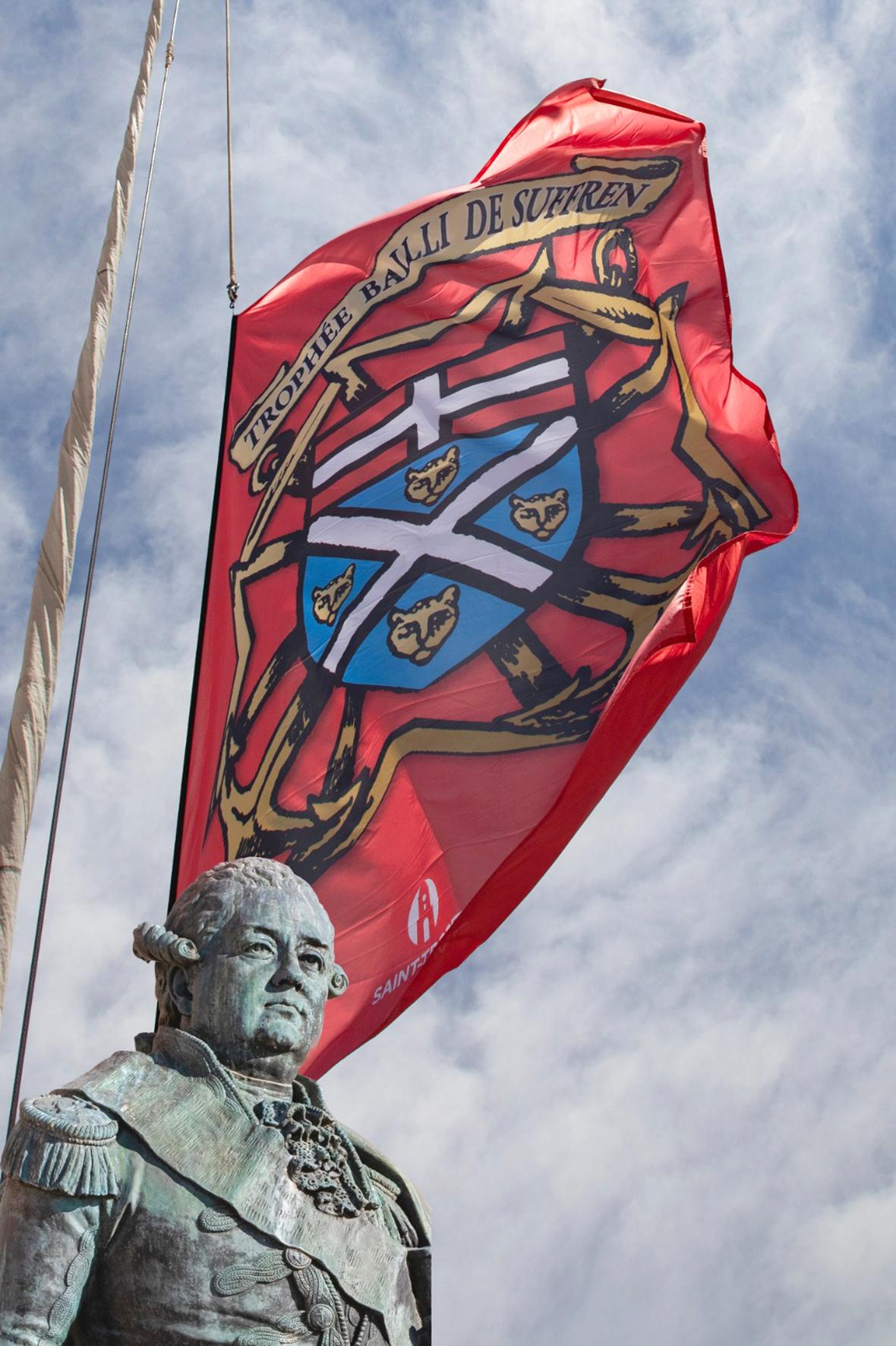 The monument of Pierre Andr&eacute; de Suffren in Saint-Tropez. Photo: Valerie Bessone