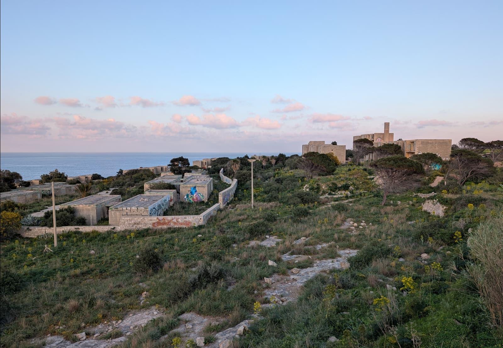 From comfortable officers' quarters to a derelict site. Photo: Chris Sant Fournier