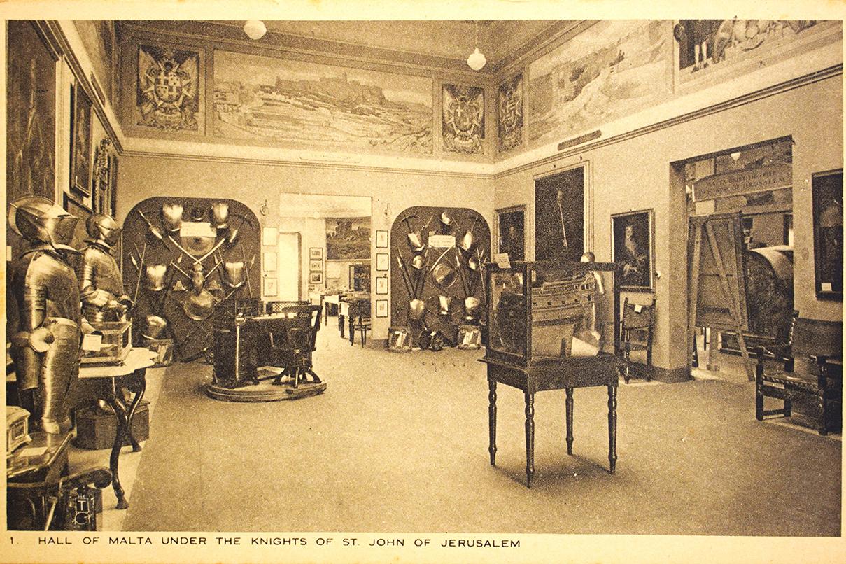 The Knights of Malta stand at the 1926 Wembley Exhibition.