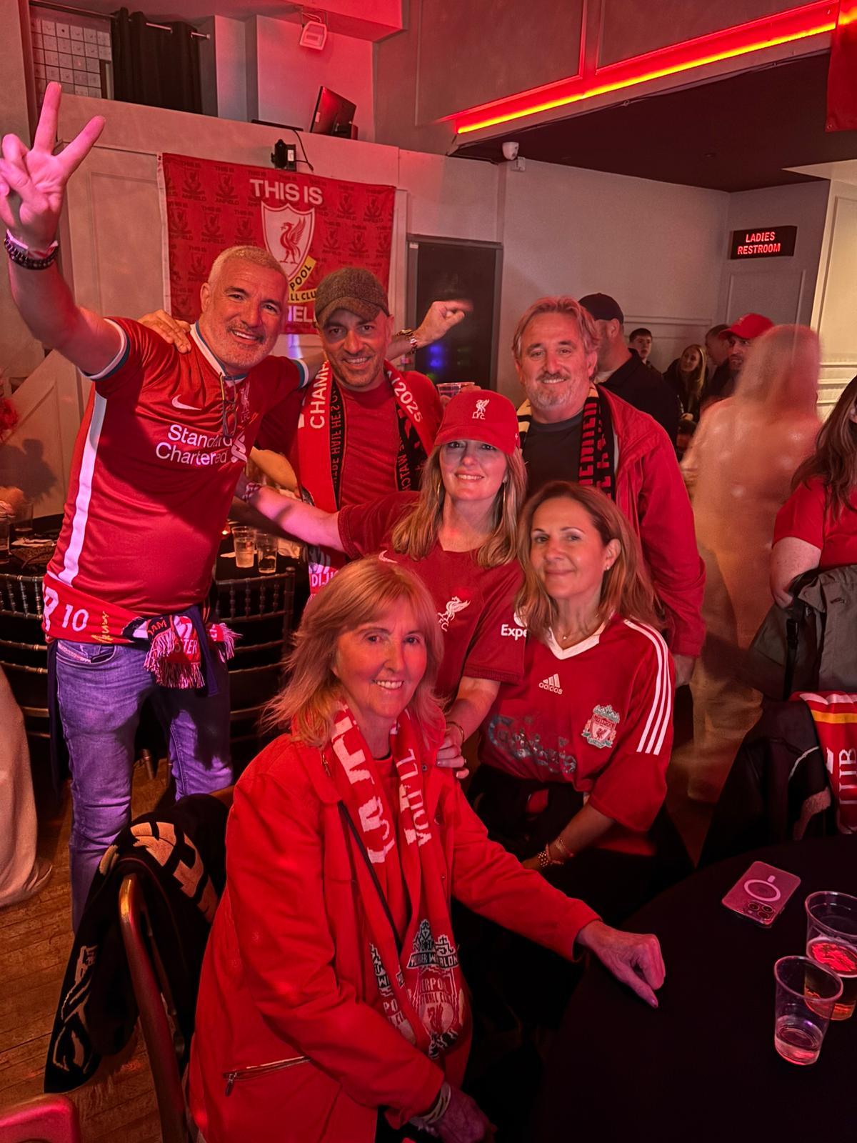 Elly Zammit Deguara (centre) and her family had booked tickets to liverpool almost a year ago. Photo: Elly Zammit Deguara