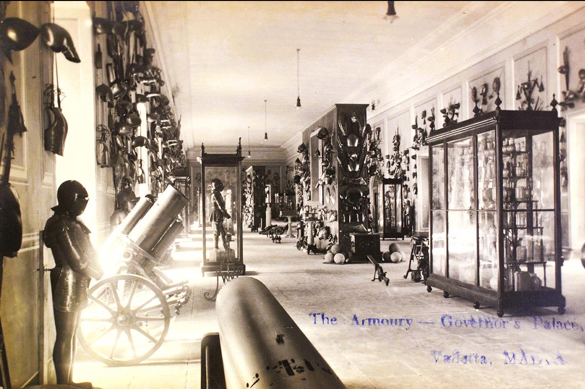 A 1900s view of the Palace Armoury.