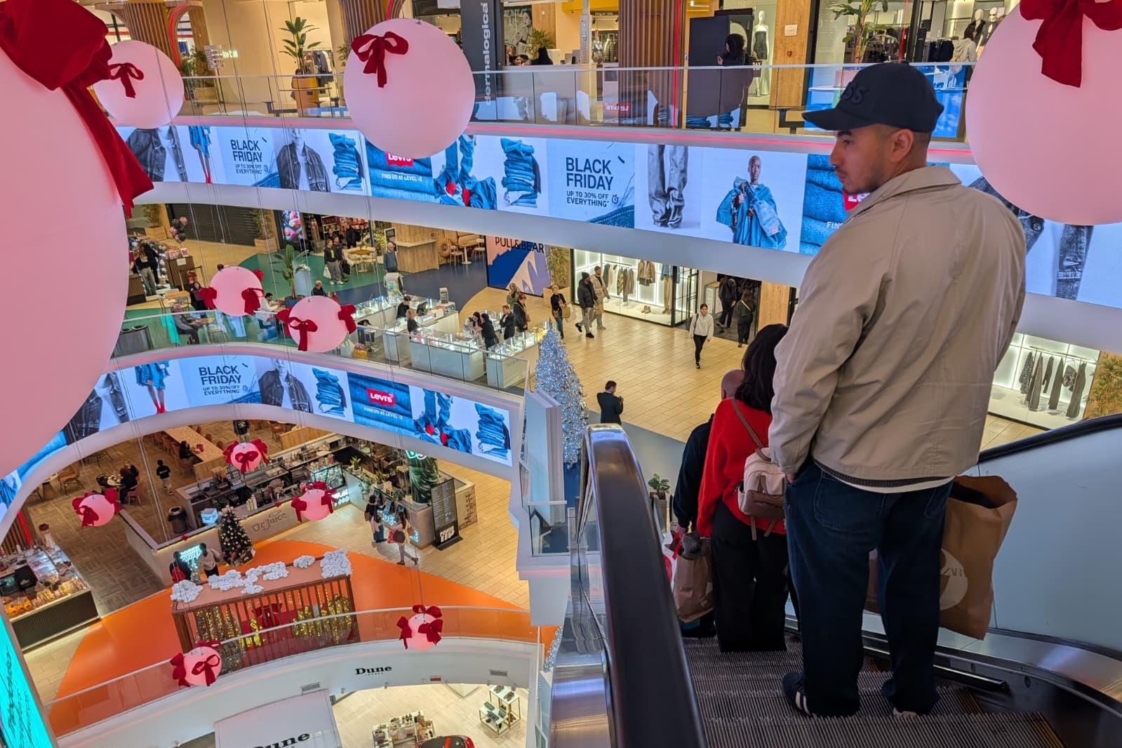 Black Friday at Tigne Point shopping centre. Photo: Chris Sant Fournier
