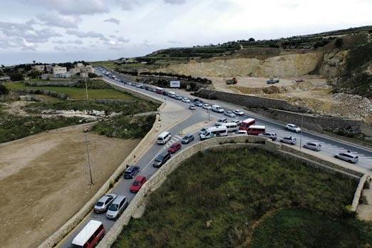 A roundabout will be built at the junction to L-Imsellier (File photo)