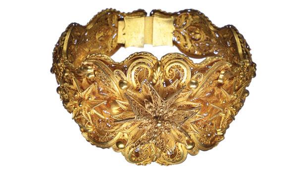 Maltese 19th century filigree bracelet.