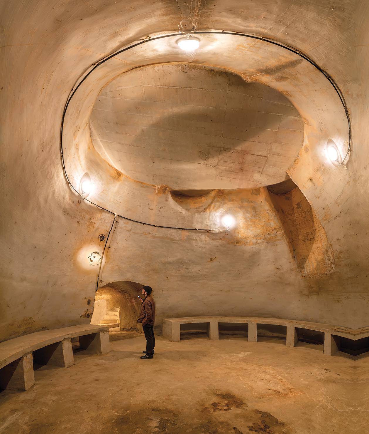 A large water cistern under the Grand Master&rsquo;s Palace, Valletta.