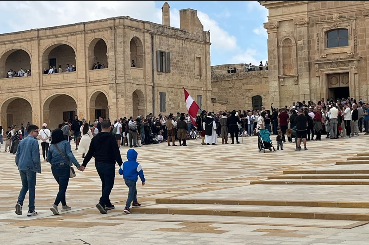 People flocked to the MIDI open day at Fort Manoel on Sunday. (Photo: Midi).