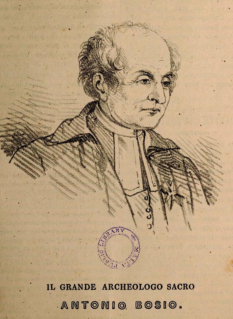 Antonio Bosio, lithograph print