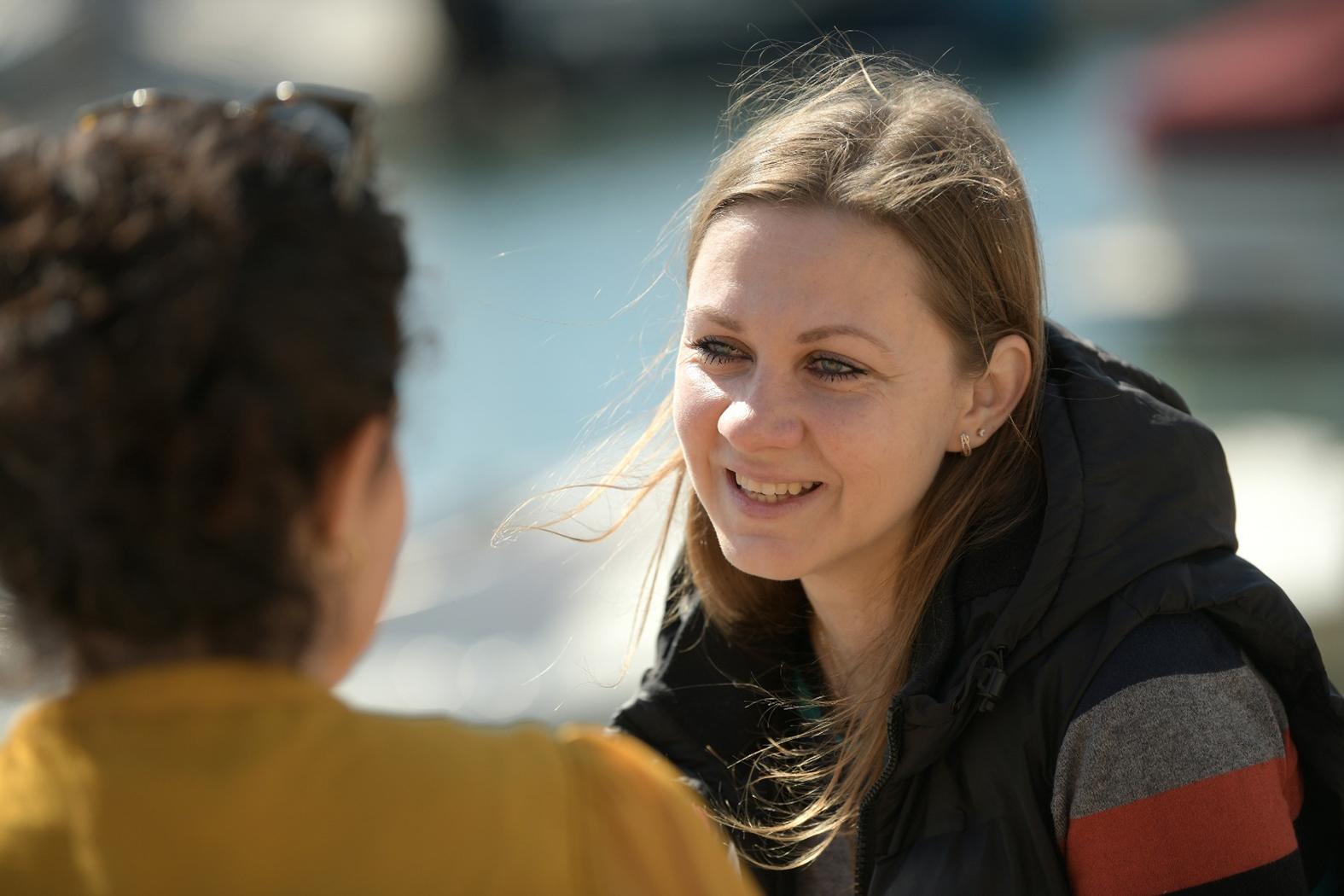 While Oksana Samoilenko misses Ukraine and her home, she continues to live in Malta for the safety of her two children. Photo: Matthew Mirabelli