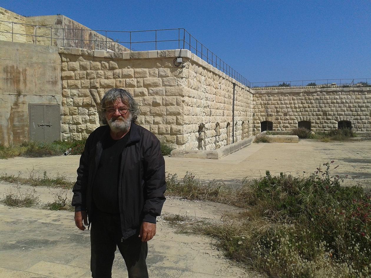 Philip &lsquo;Rokarja&rsquo; Pace standing in front of the Tign&eacute; rehearsal rooms where he once made his name. Photo: Facebook.com