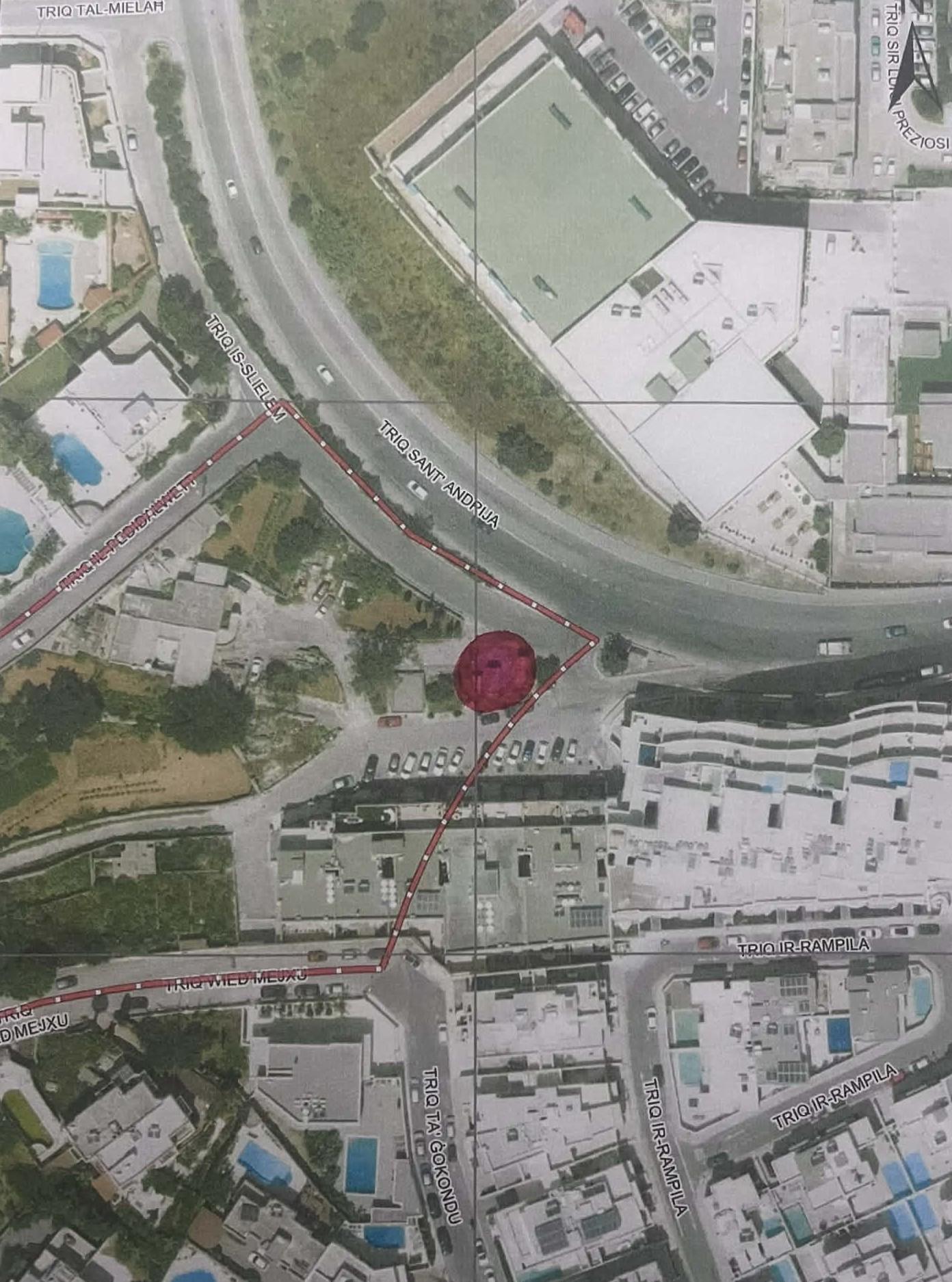 Arial view of the localities. Photo: Swieqi local council