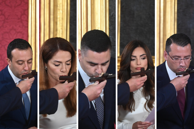 In pictures: Cabinet is sworn in after general election