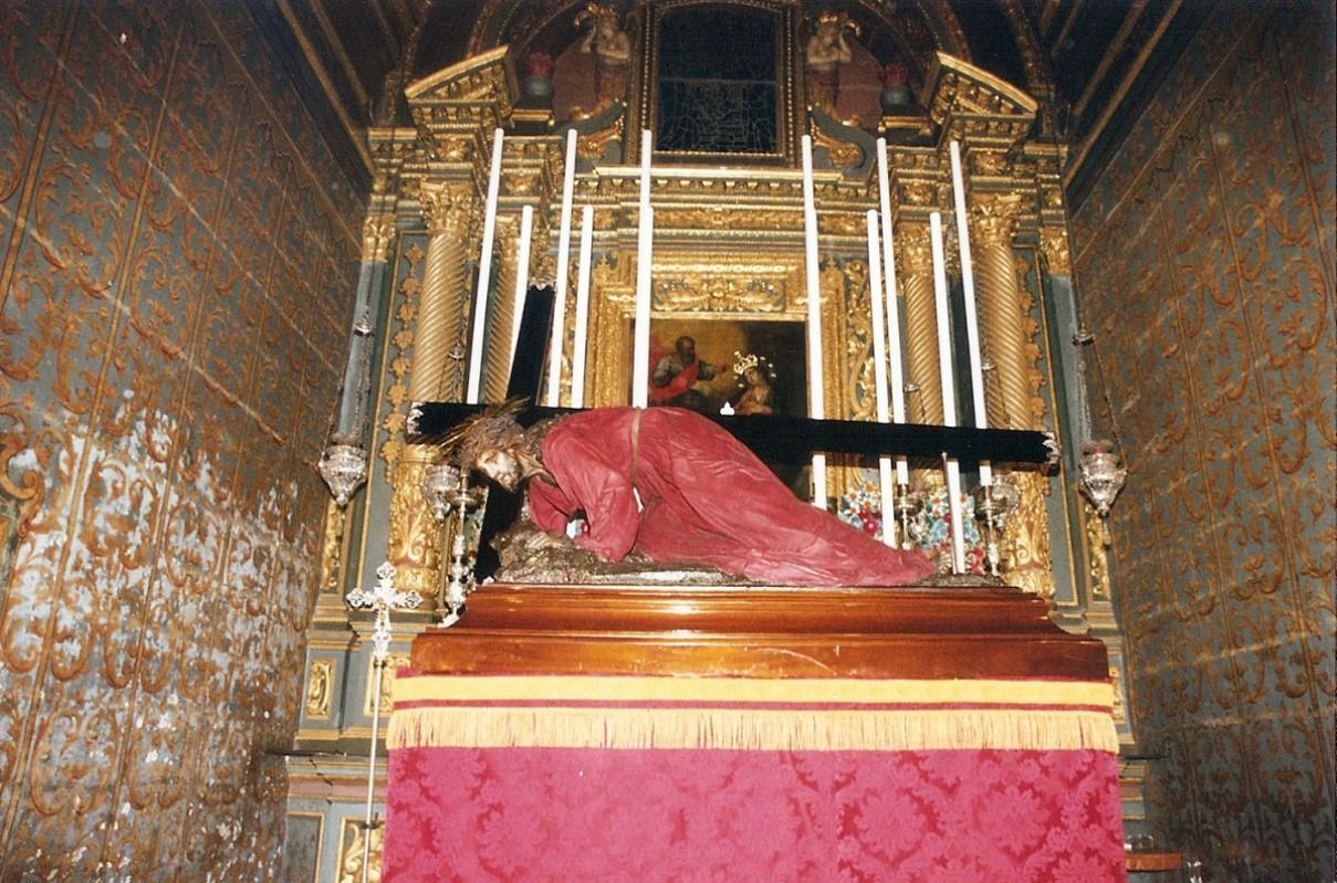 The statue of Jesus the Redeemer at the sanctuary of the Immaculate Conception, Qala.