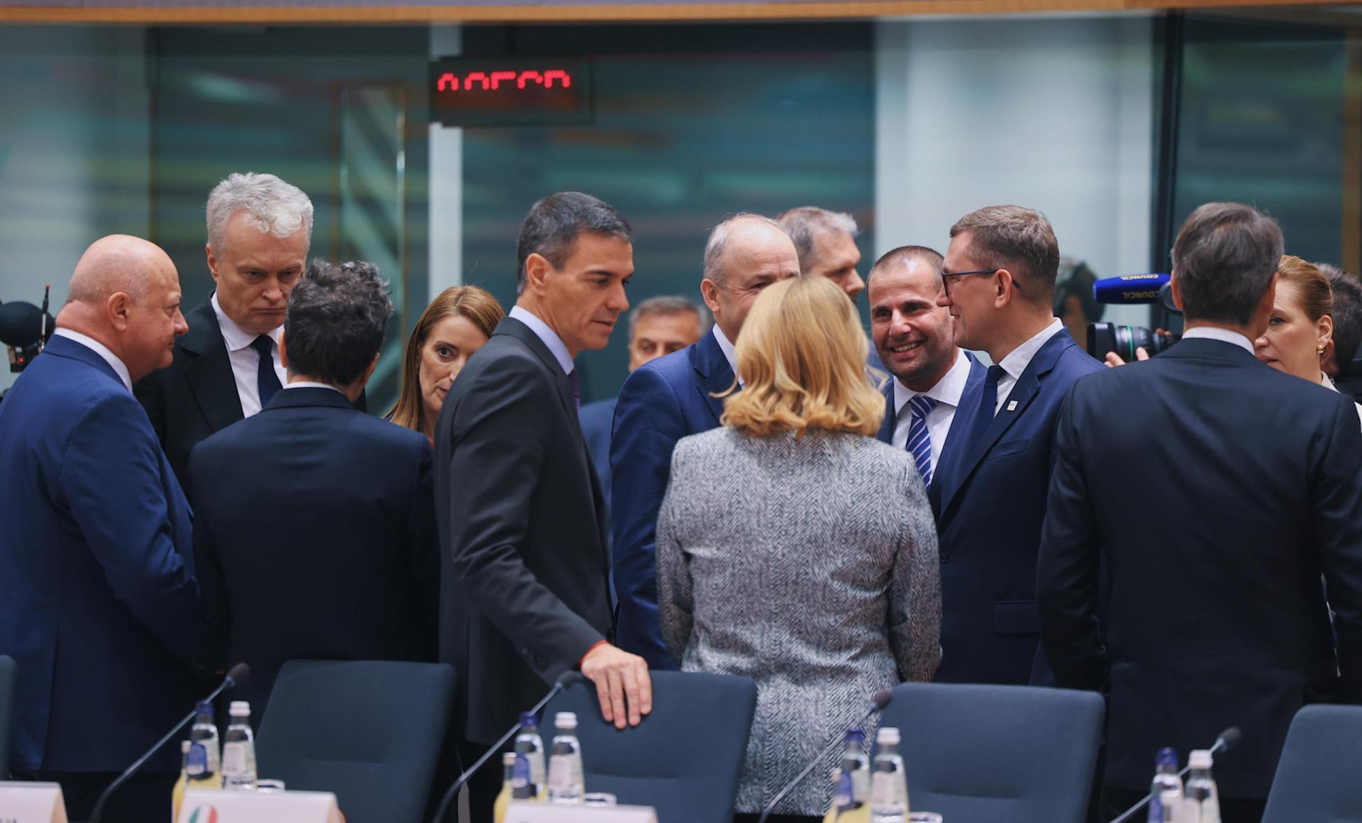 Prime Minister Robert Abela at the European Council summit. Photo: DOI.