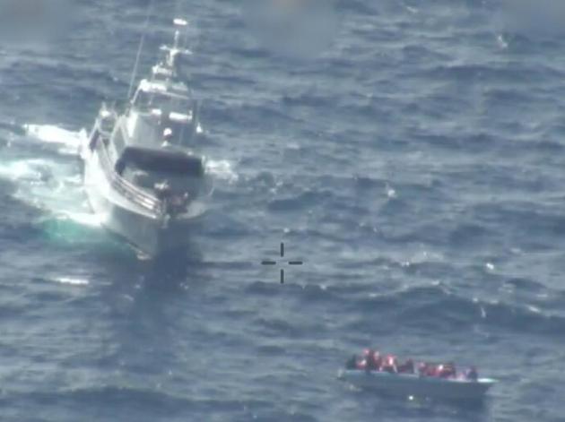 Video of the ongoing rescue operation at Hay Wharf. Video: Jonathan Borg