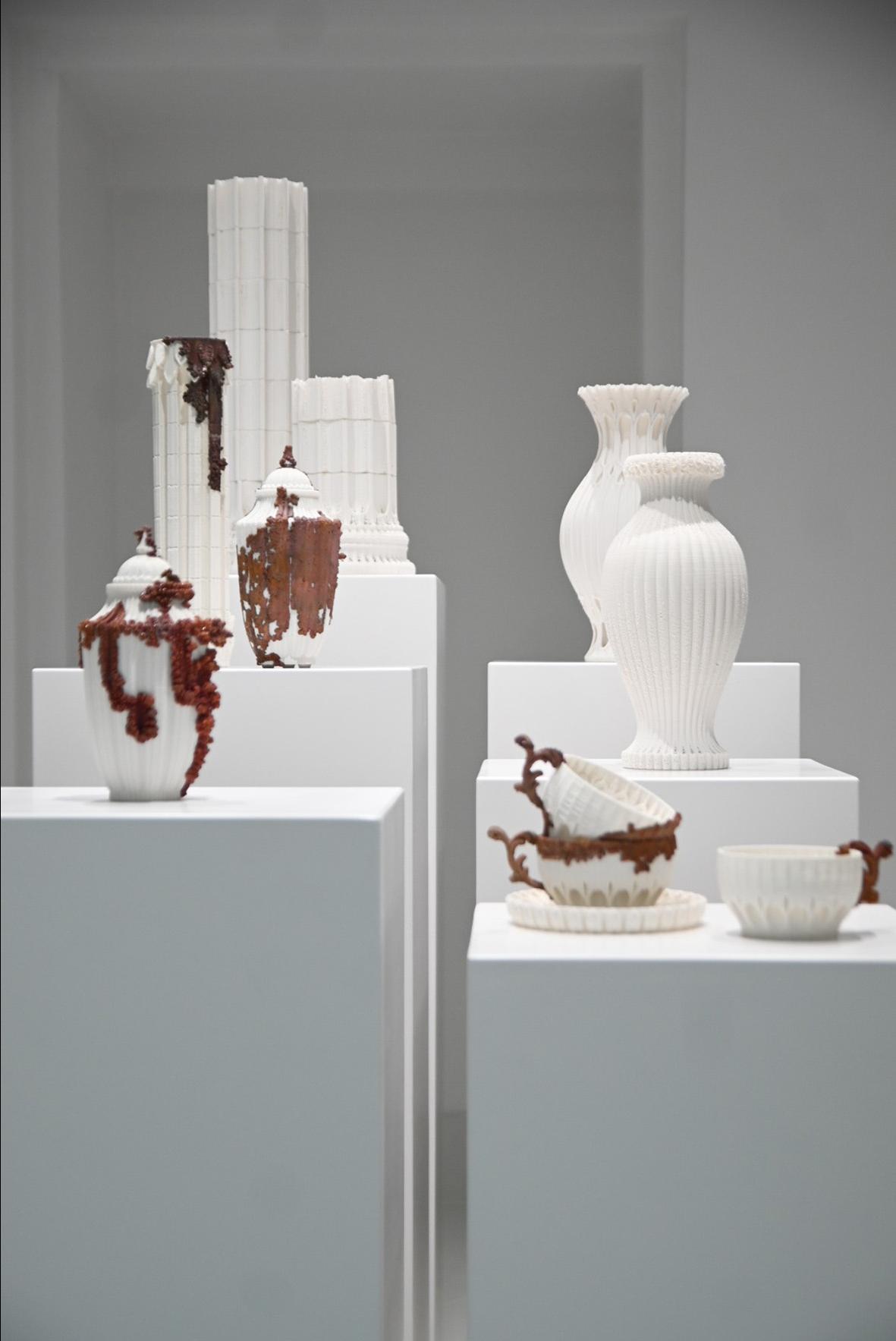 Nico Conti ceramic art on display at Axis.