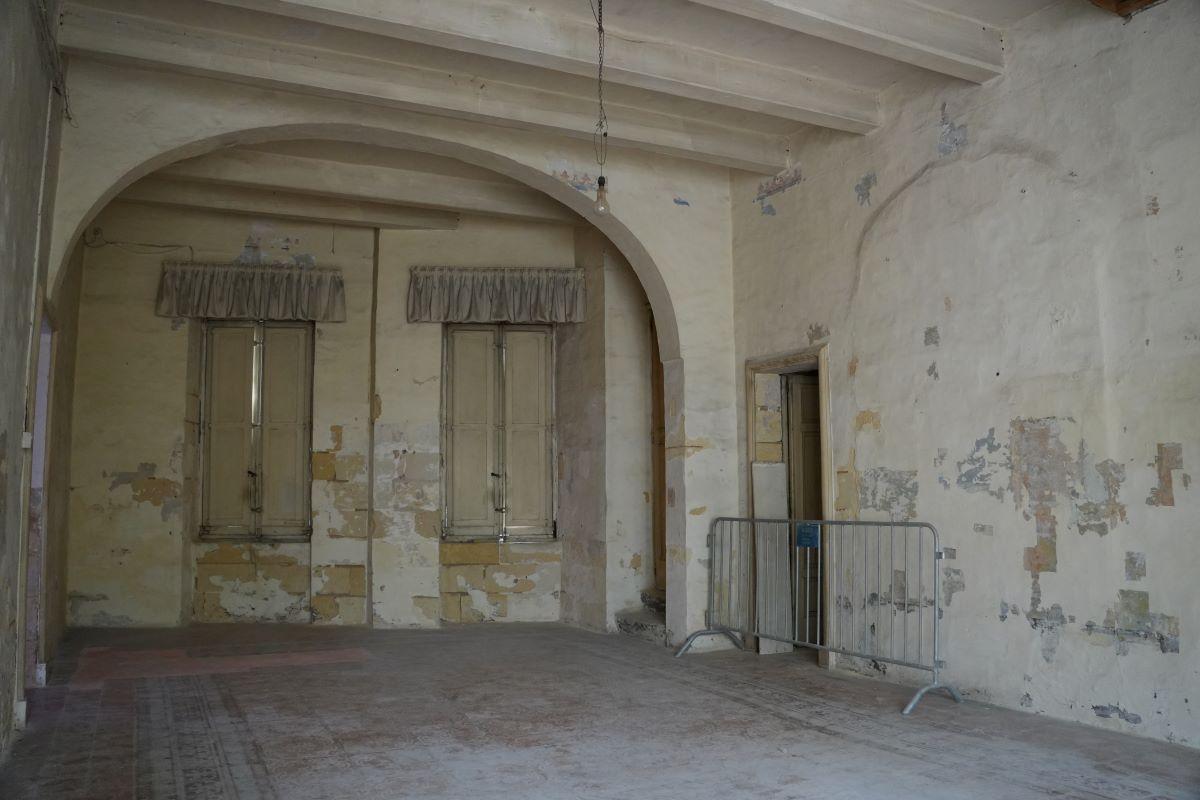What used to be used as the dining room. Photo: Antoine Farrugia Lauri