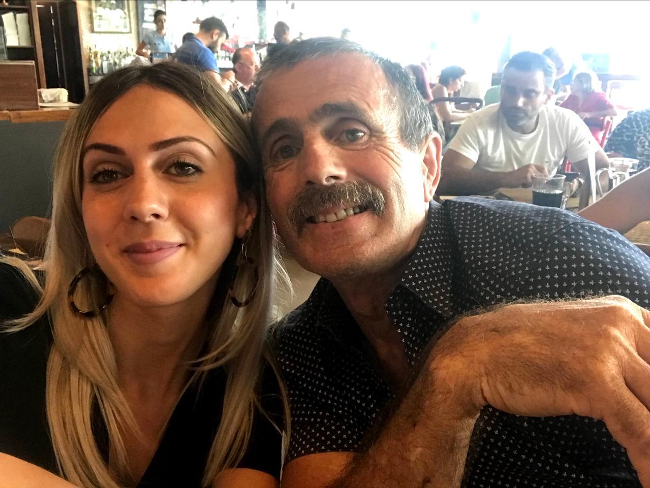 Paul with his daughter Marilyn. Family photo