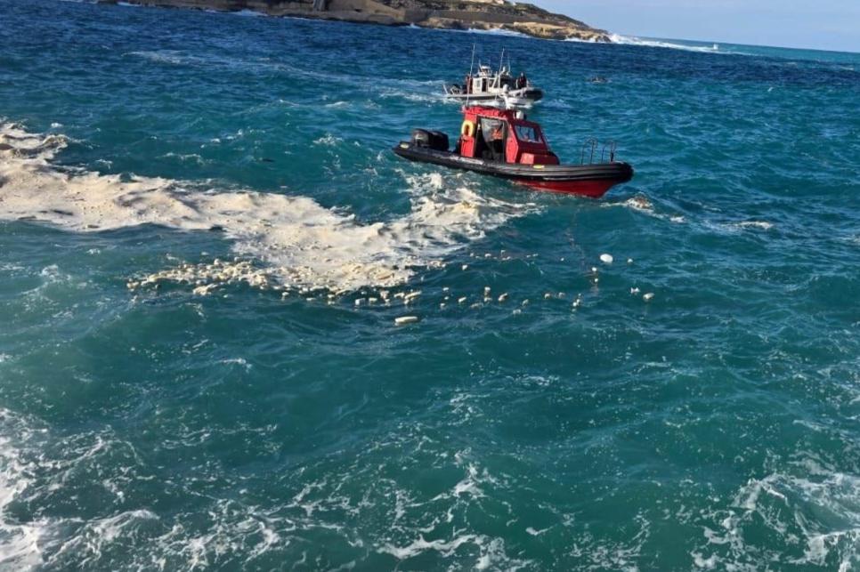 The CPD RHIB deployed in the rescue off Valletta. Photo CPD