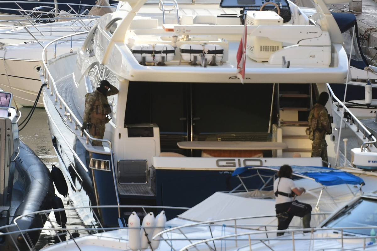 Yorgen Fenech was arrested on board his yacht, Gio, in November 2019. Photo: Jonathan Borg