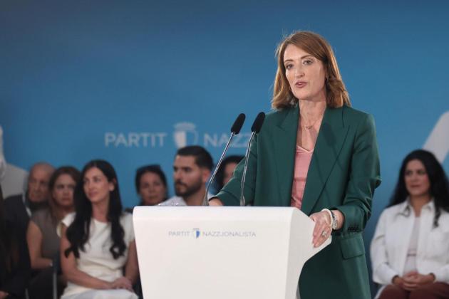 Roberta Metsola rallies voters as they 'choose country's future direction'