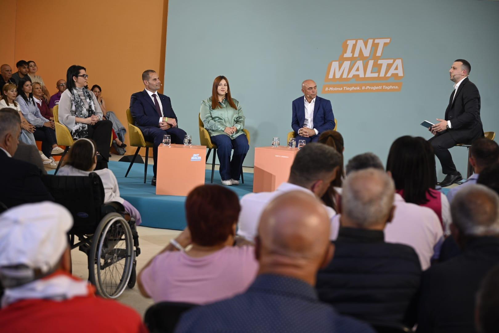 The panel at the event intended to showcase the real-world impact of government health policies. Photo: Matthew Mirabelli
