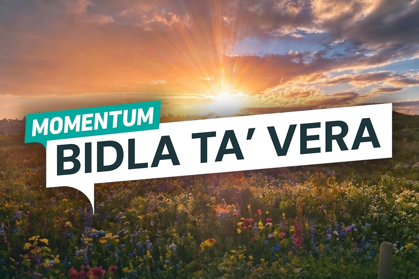 Momentum have launched their slogan.
