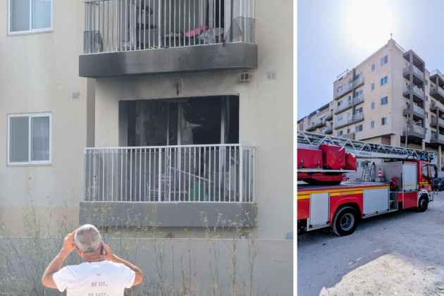 10 taken to hospital after air conditioner fire in Qawra