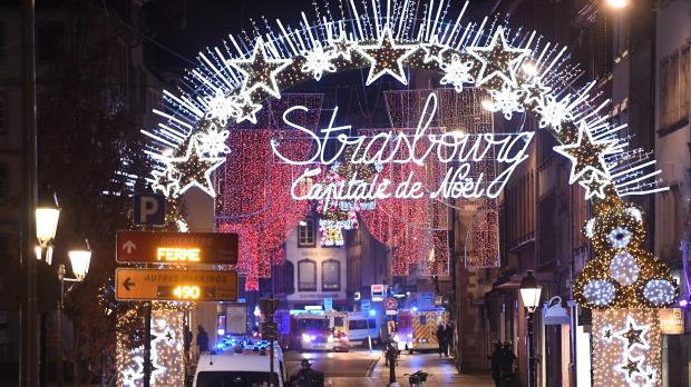 Police patrol the streets of Strasbourg. Photo: Reuters