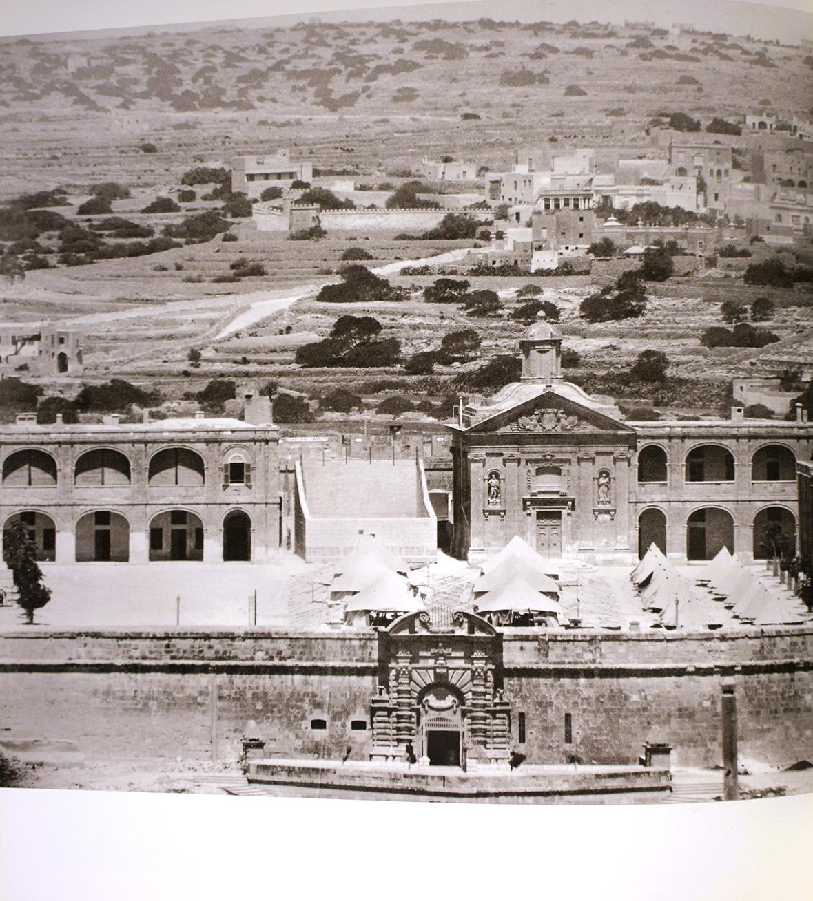 A 1920s postcard of Manoel Island by Richard Ellis