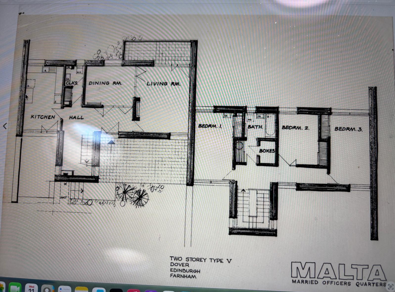 Original plans from the 1960s. Photo: Michael Hirst