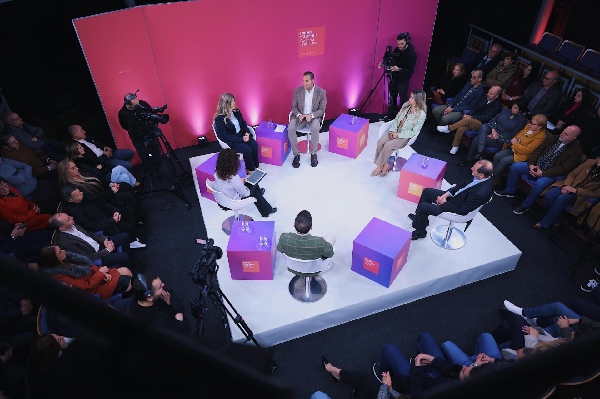 The discussion event held by the PL on Sunday.