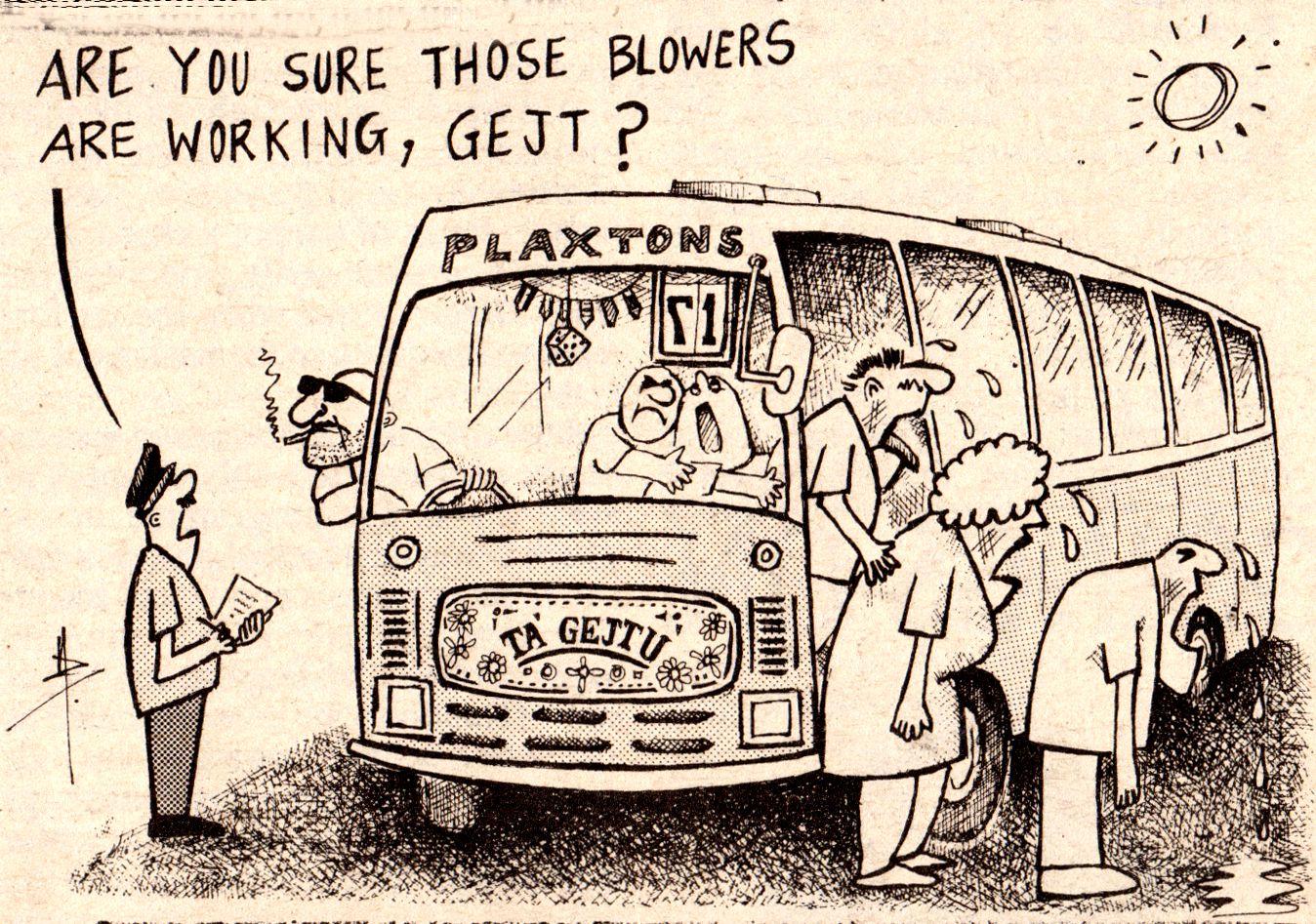 July 28, 1991 - The 'good' old days of public transport.