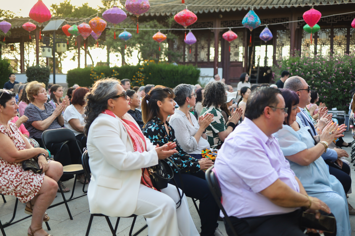 Audience members at the event.
